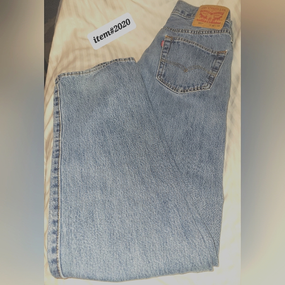 LEVI'S 501 Original Fit-Medium Stonewash 33x34
